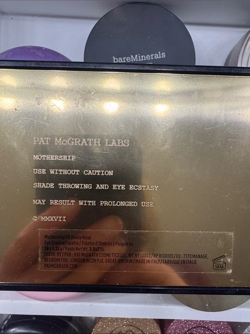 > Authentic Pat McGrath Labs Mothership VII: Divine Rose Eyeshadow Palette